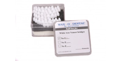 Upper anterior wax veneer bridges (22)